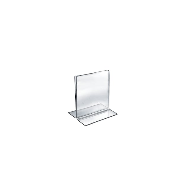4"W x 5"H Double-Foot Two Sided Sign Holder, PK10